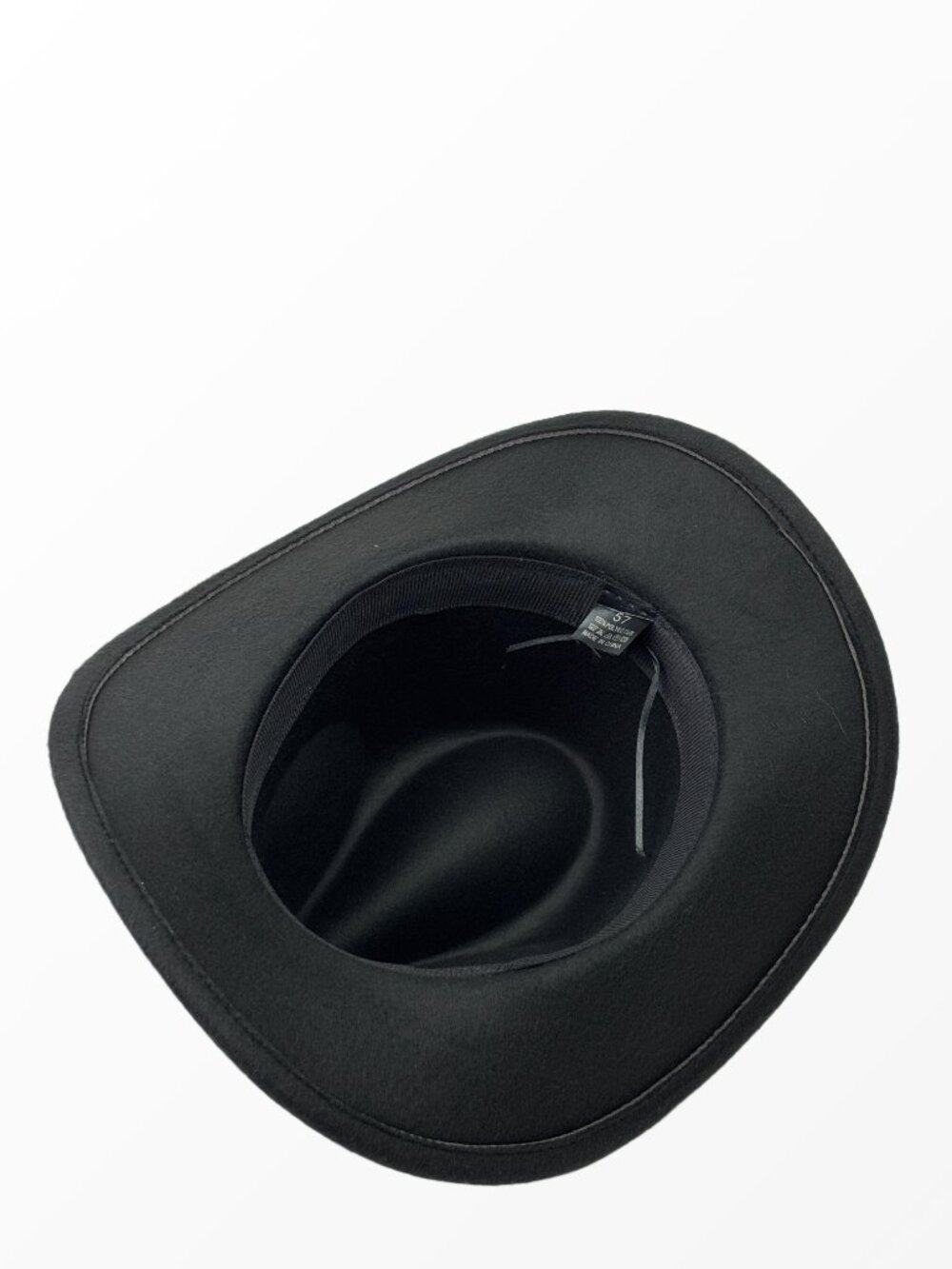 Black Western Cowboy Cowgirl Hat Pearl Beaded Hatband Rodeo Ranch Festival - Picture 4 of 5
